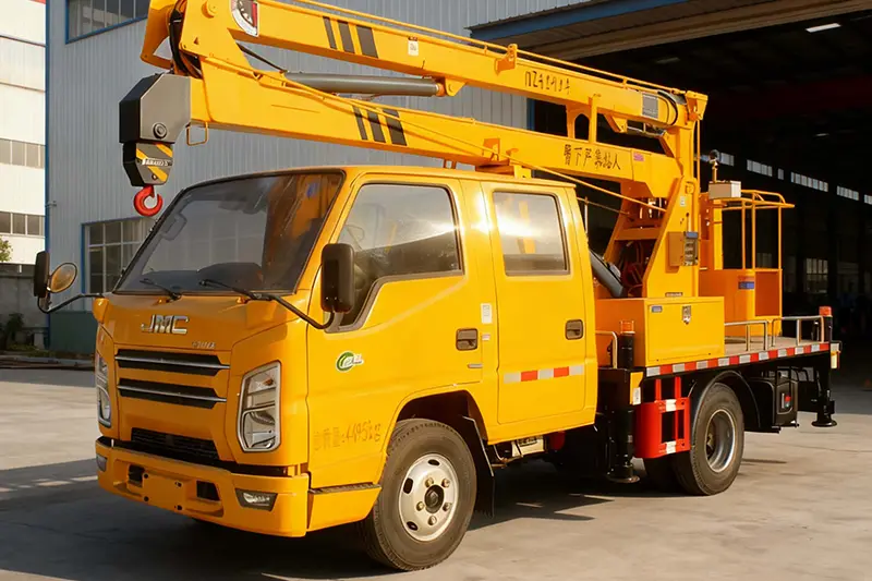 รถบรรทุกบูมแบบข้อต่อขนาดกลาง